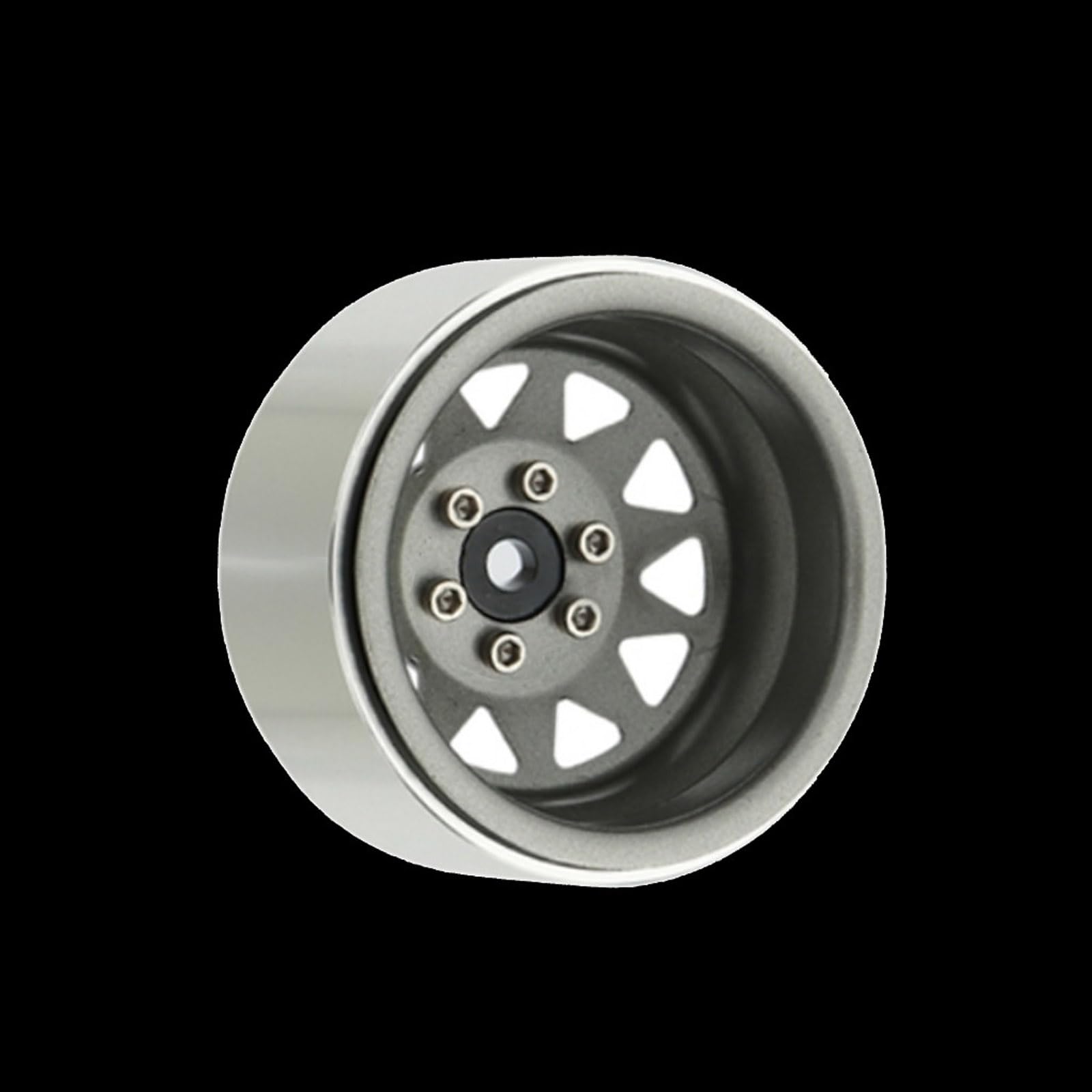 Cerchioni per Auto telecomandati da 1, 9 Pollici, 4, 5 Slot, Parte modificata in Metallo per Camion da Arrampicata per Auto a, Forniture Decorative, Controllo cingolato, Ruota in Metallo