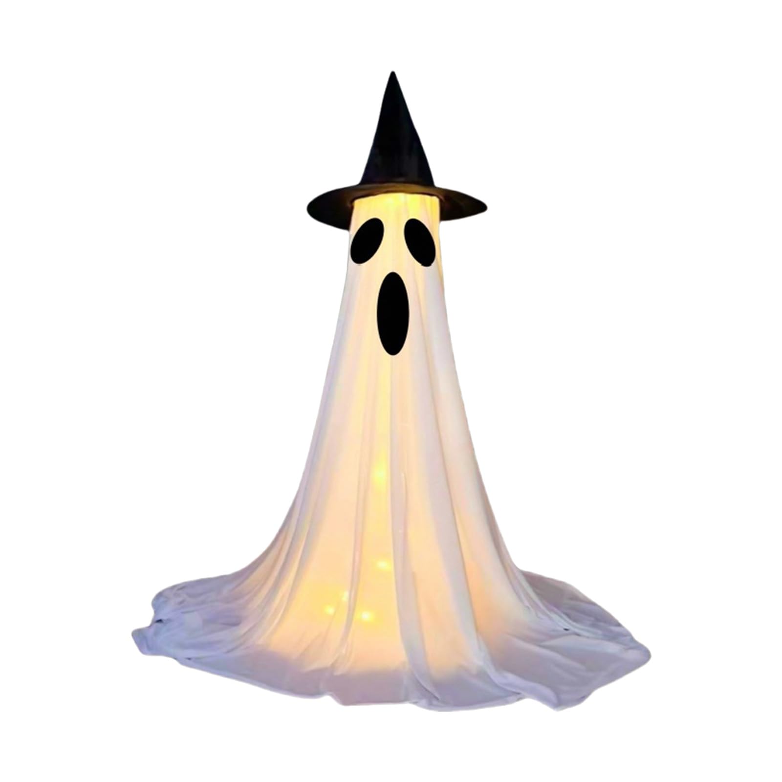 Nucelit Glowing Figure 120cm Halloween Decoration for Porch Garden Indoor Outdoor Party Display Fabric Ghostly Decoration