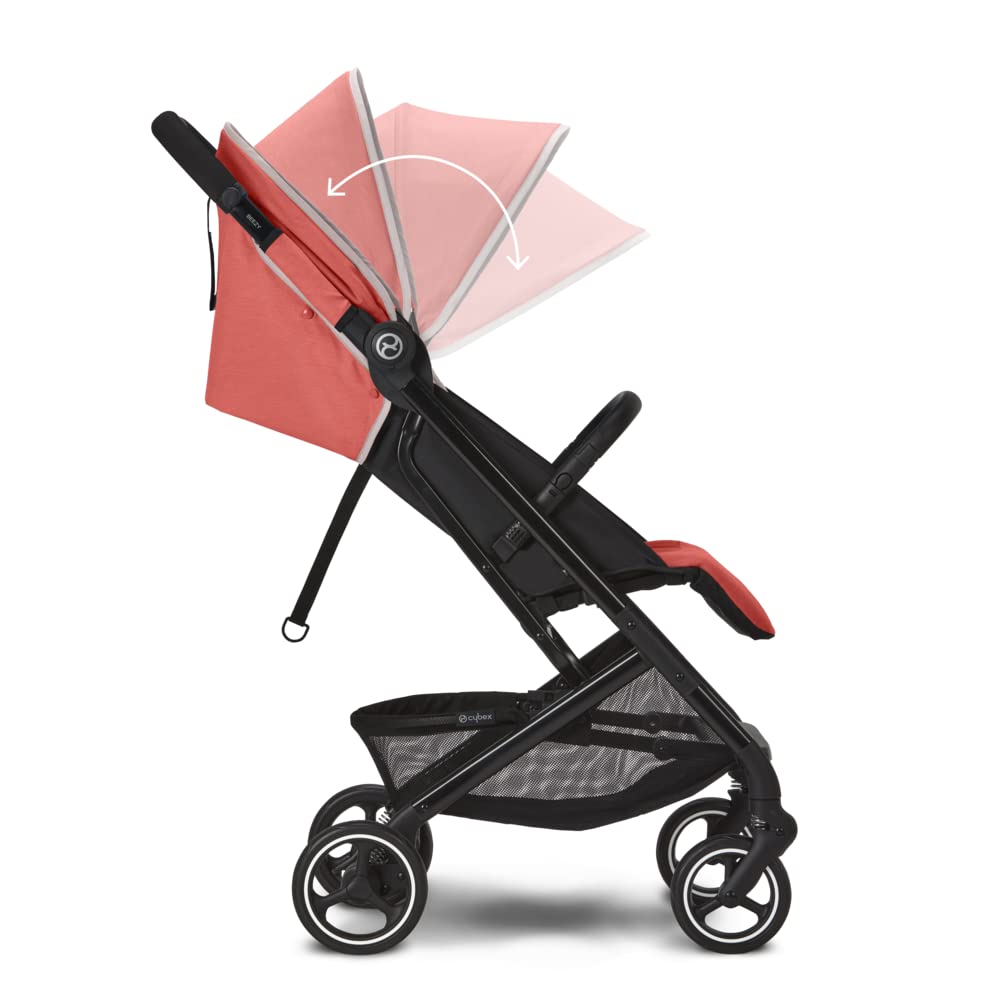 CYBEX Gold Passeggino Beezy con Cintura One-Pull, Per Bambini dalla Nascita Fino a 4 Anni Circa (Max. 22 kg), Compatto e Ergonomico, Hibiscus Red (Rosso)
