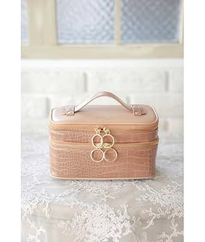 APRILY アプリリー　バニティポーチ　ブラック APRILY / 二段バニティポーチ