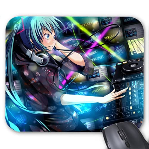 Tapis de Souris Imprimé - Manga Anime Girl Otaku- Personnalisez Votre Espace de Travail - Design Unique et Haute Qualité - Cadeau Parfait pour Gamer - France (N°18)