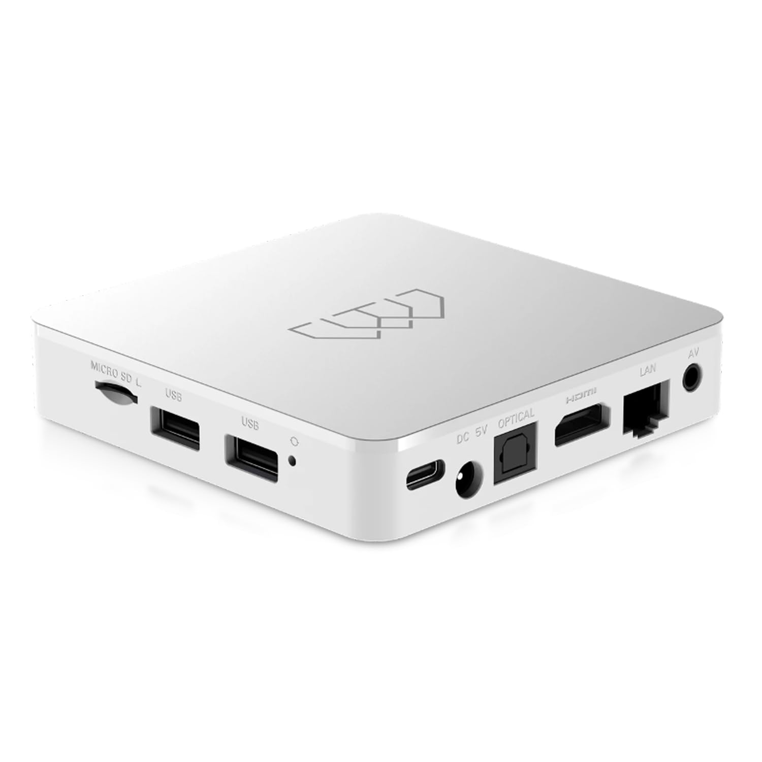 AB-COM Homatics Box R Lite 4K Smart TV Media Player Client Android TV 11 Flash eMMC 16GB Bluetooth 5 100Mbps Fast Ethernet LAN Port Chromecast 4K Ultra HD AV1