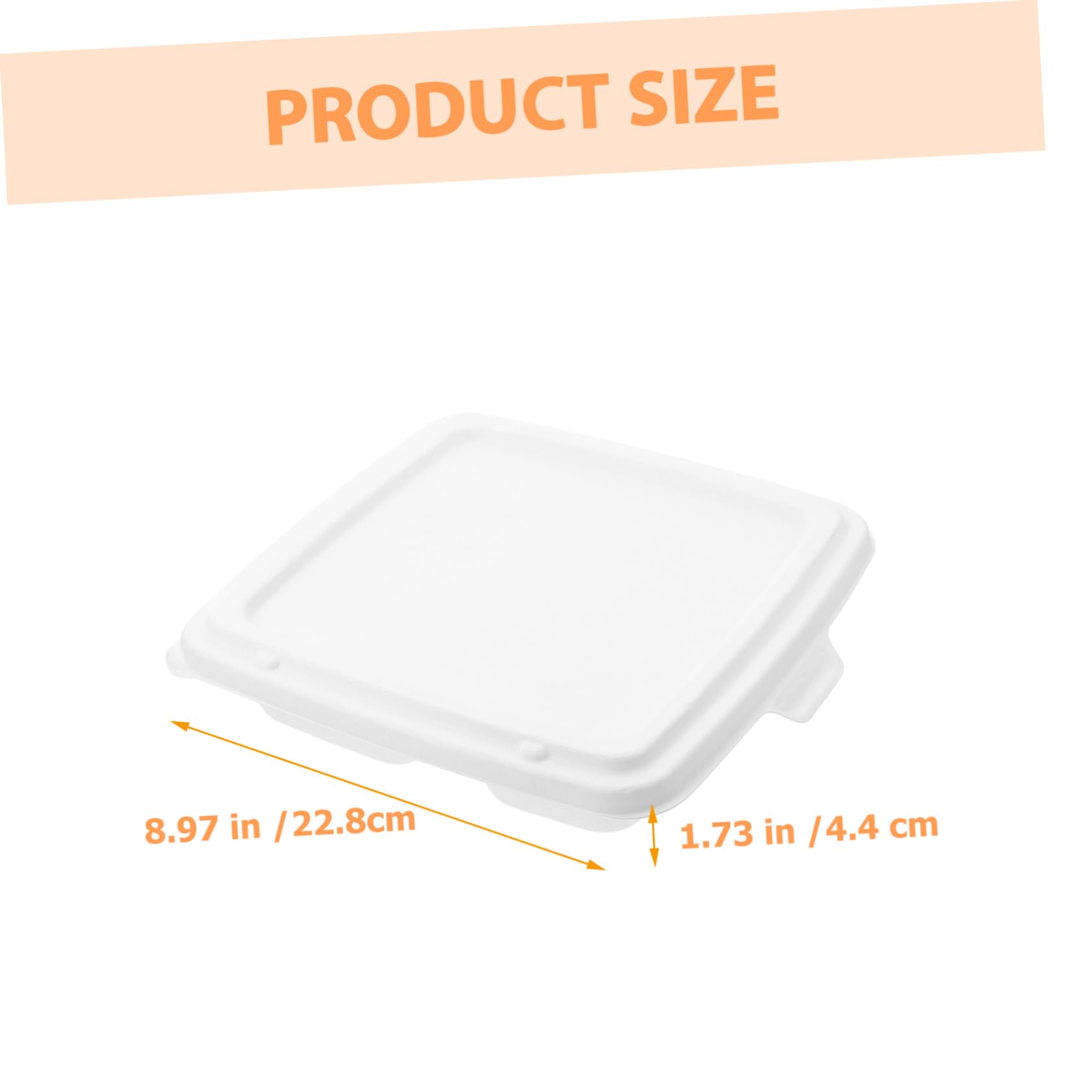 Garneck 10 Pack Disposable Takeout Box Paper Food Containers to Go Containers Leakproof for French Fries Hamburgers