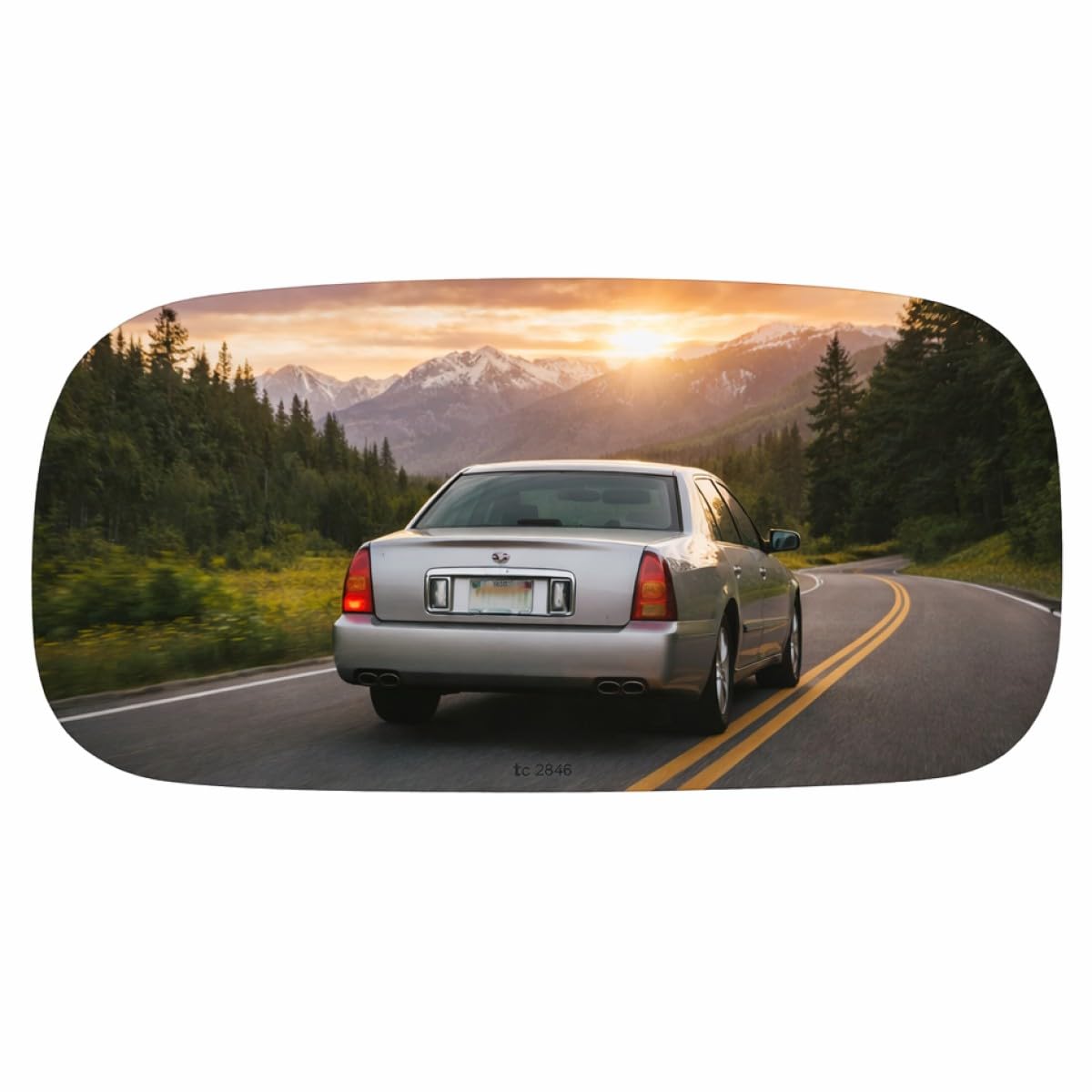 2846 Driver Side Power Replacement Mirror Glass for Cadillac Deville (2000 2001 2002 2003 2004 2005) CADILLAC SEVILLE (1998 1999 2000 2001 2002 2003 2004)