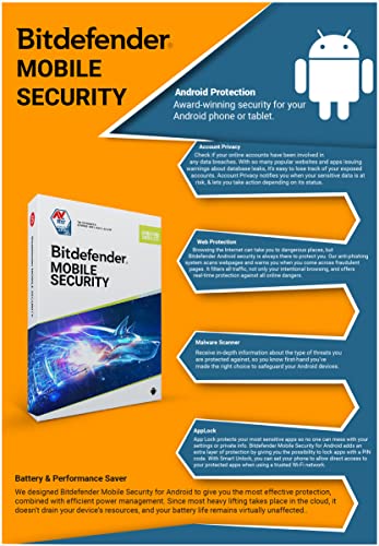 Bitdefender - 1 Device,1 Year - Mobile Security | Android| Latest Version | Email Delivery In 2 Hours- No Cd | - Image 2