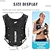 ONETOALL Running Vest for Women & Men, Lightweight 150g Hydration Backpack with 2L Leak-Proof Water Bladder, 6L Pack for Trail Running, Marathon, Hiking, Cycling, Jogging, Adjustable Fit