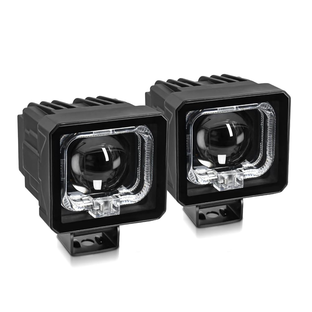 3-calowe światła LED Pod Off Road Jazdy Światła Przeciwmgielne Kwadratowe LED Światło robocze dla ciężarówki SUV ATV UTV 2 Sztuk