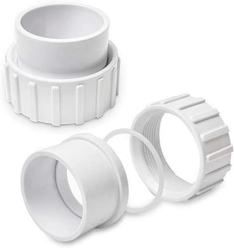 Miniatura 1 de XtremepowerUS Kit de reemplazo universal de 2 "NPT x 1.52" Slip On Union Kit de repuesto para piscina y spa
