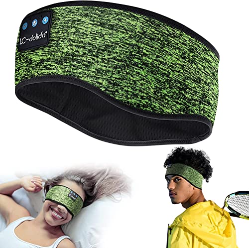 Schlafkopfhörer Bluetooth Stirnband Sport-Kopfhörer Lange Spielzeit Leichte Schlafstirnband mit HiFi-Stereo,Ergonomisch Tech Gadgets für Männer/Frauen,Perfekt für Sport,Meditation und Entspannung Cover