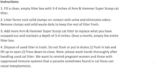 Miniatura 4 de Arm & Hammer Super Scoop Litter, sin fragancia, 14 libras (el embalaje puede variar)