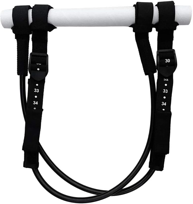 Inflatable Paddle Boards Deluxe Black TPU Adjustable Water Sports Sailing Windsurfing Harness Line with Non-Slip Boom Pads 28-34 or 22-28 inch Vacation Must Haves (Color : 28 34 inch)
