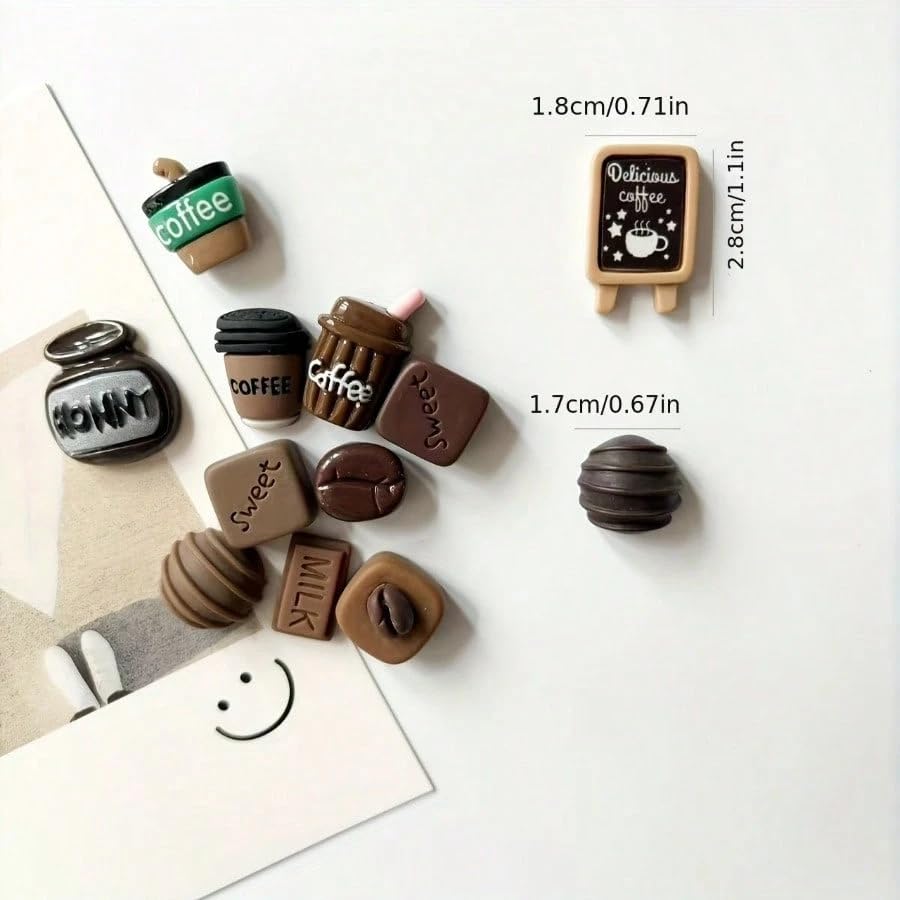 6 mini imanes creativos para refrigerador miniatura 3