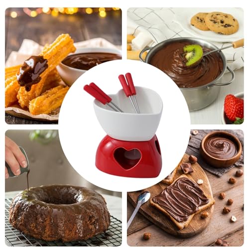 Mini tasse à fondue au chocolat multifonction pour fromage et caramel de fête - 5
