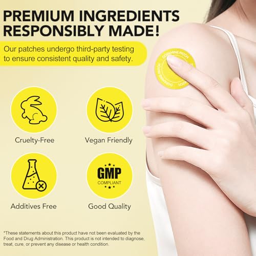Dopamine Patches Extra Strength, Mood Support Patches for Daily Mental Wellness, Mood Boost & Positivity Support, Motivation Supports Dopamine & Serotonin Balance, Dopamine Supplements for Men Women - Image 6