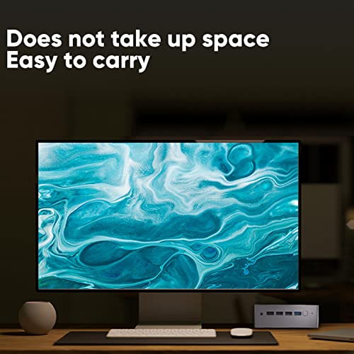 KingnovyPC 12th Gen Quad 4K Mini PC Windows 11 Alder Lake N100, 8GB LPDDR5 4800Hz 512GB mSATA SSD, Up to 3.4GHz, WiFi6, Dual HDMI DP 4*USB Desktop Computer Office Home – Bild 4