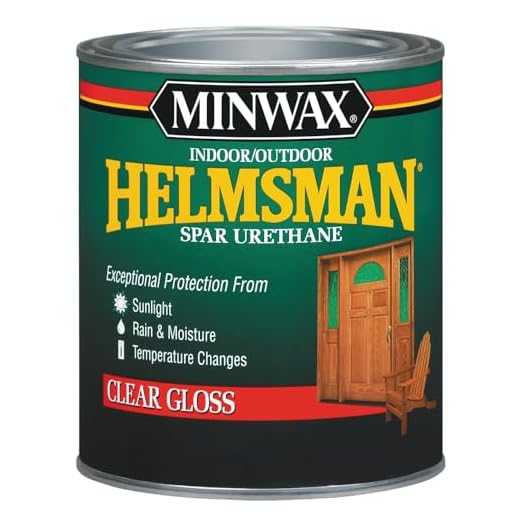 Minwax Helmsman Indoor/Outdoor Spar Urethane, Quart, Gloss