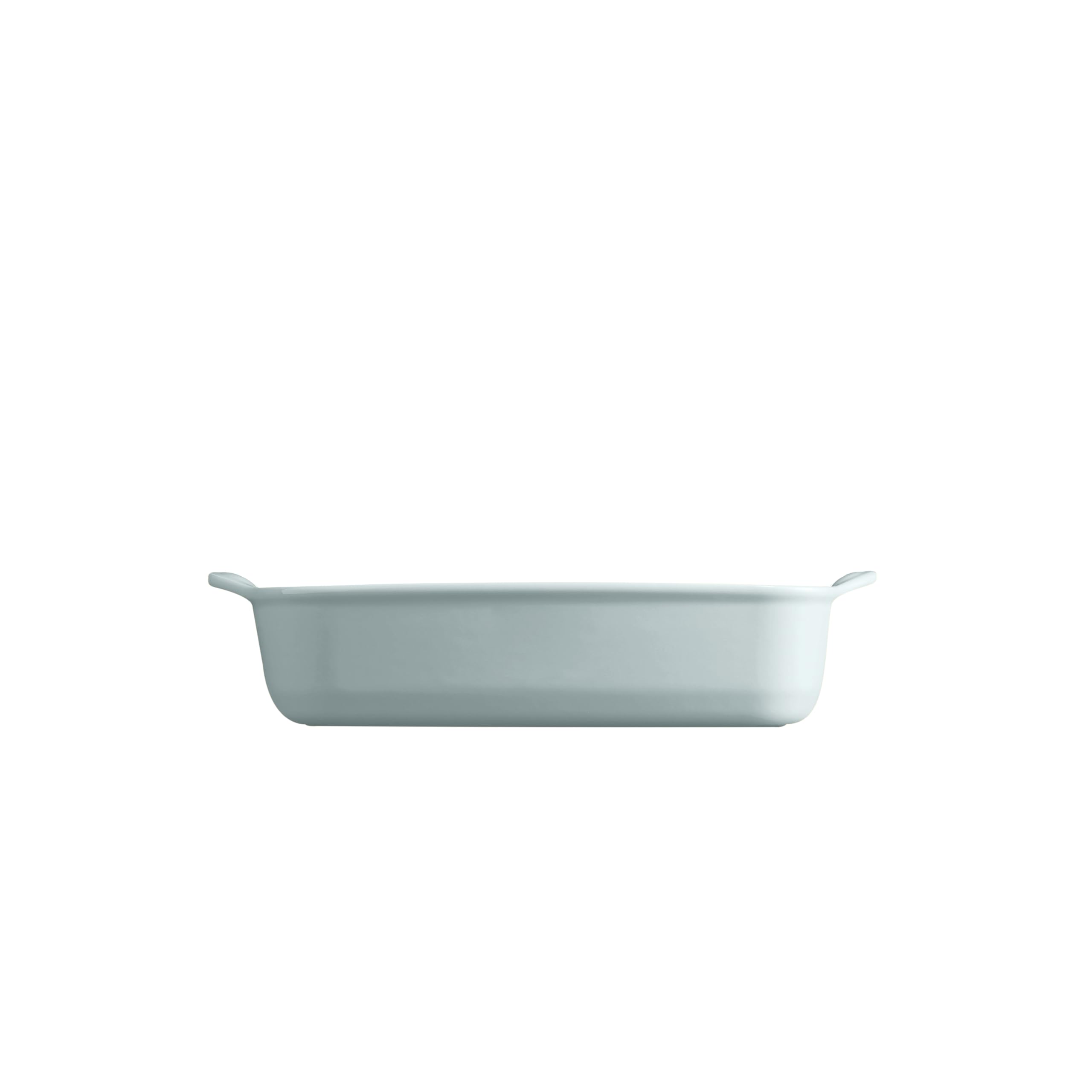 Emile Henry Petit Plat Rectangulaire Ultime – 2|4 personnes – Céramique Haute Résistance – Cuisson Homogène et Service du Four à la Table – Coloris Écume – Fabriqué en France