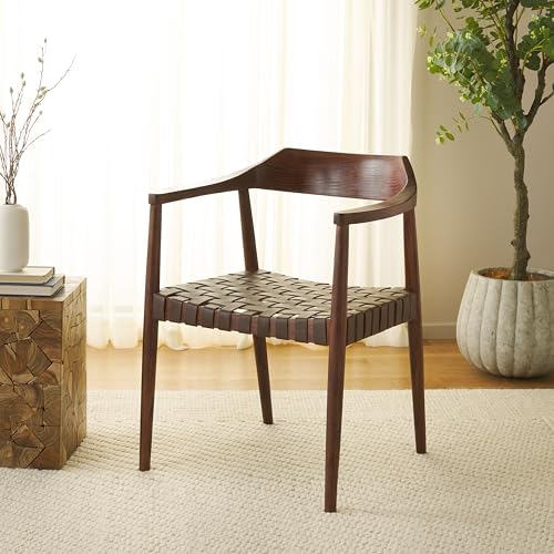 Sillón Marrón madera cognac elegante miniatura 2