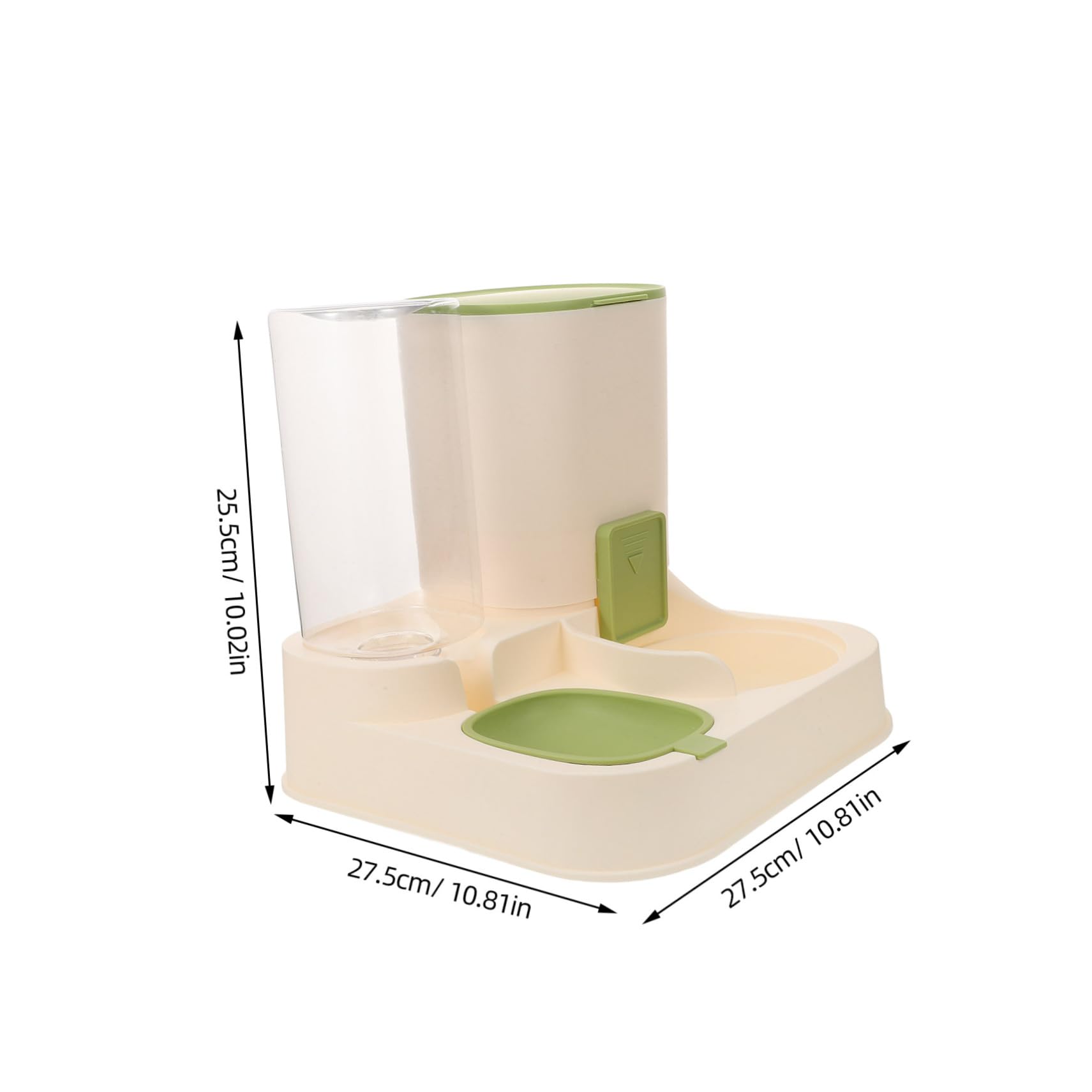 Distributeur Automatique D’Eau et Nourriture pour Chien, Grosse Capacité 1 | Bol en Pp Détachable, Conservation Fraîche des Croquettes, Usage Pratique pour Chiot et Foyers Multi-animaux