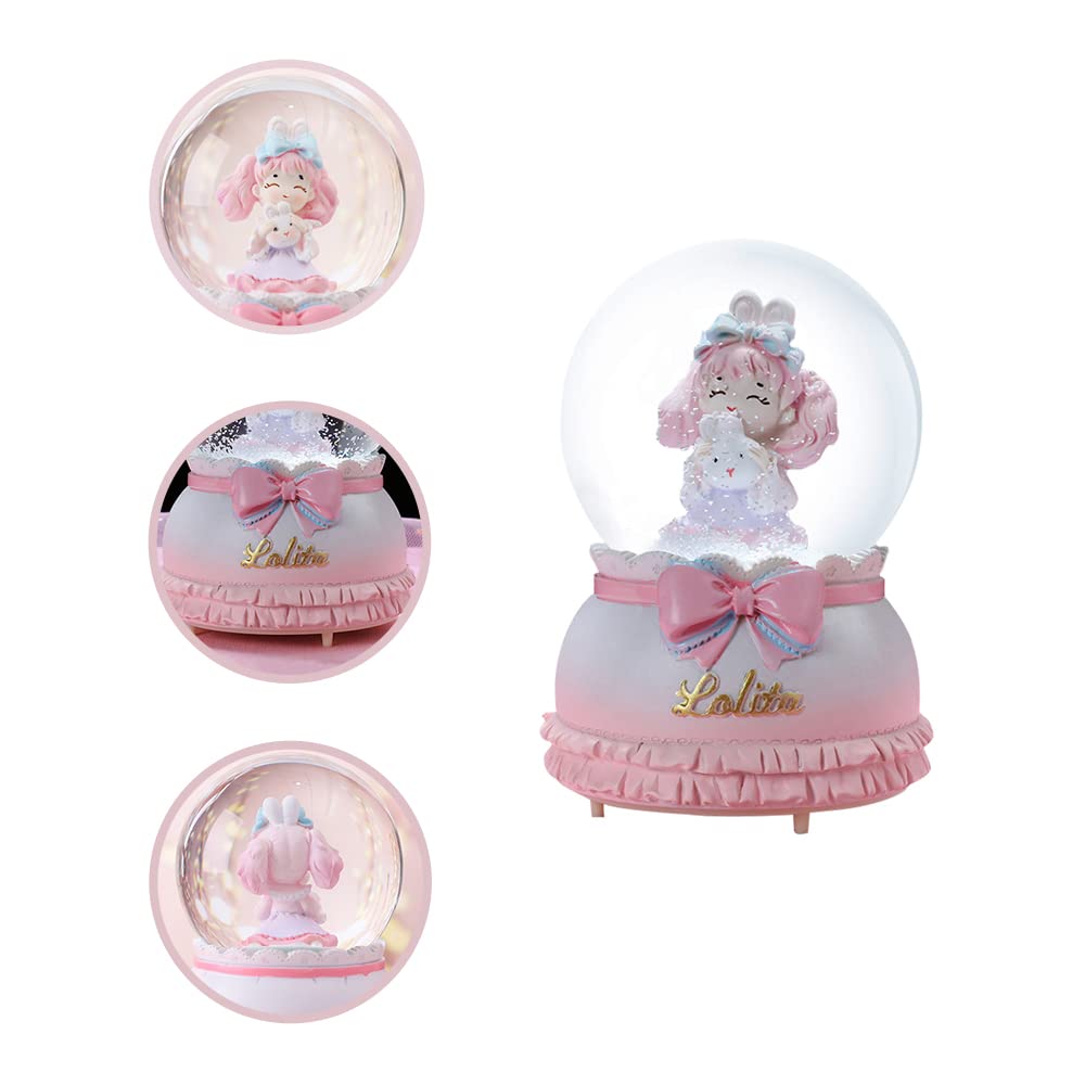 プリンセス スノードーム 王冠デザイン スノーイングライト クラウン 王冠型