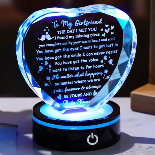 Gifts for Girlfriend with Light Base, Girlfriend Gifts from Boyfriend,