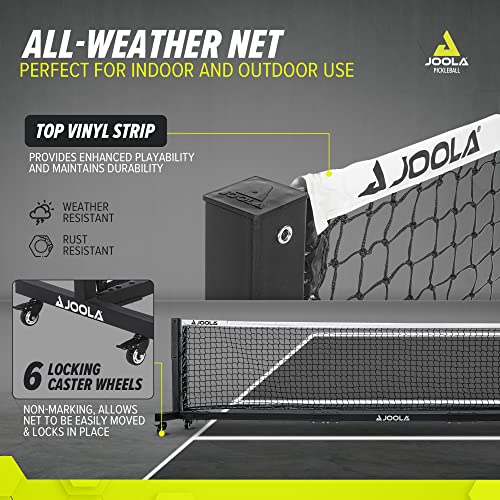 JOOLA Pro Pickleball Net – Portable Outdoor Pickleball Net System – Heavy Duty, Tournament Grade Net for Outside & Indoor Pickleball Courts – Regulation Height & Length – Wheels for Easy Mobility - image 4