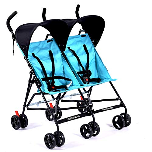 KKCD-Cochecito De Beb�silla De Paseo Port�til De Viaje Doble Cochecito De Beb� Cochecito Para Gemelos Paraguas Plegable Carro De Beb� Cochecitos Dobles Gemelos Beb�s Cochecitos Cochecito De Beb� Liger