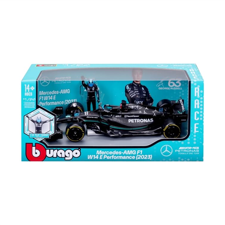 【特価商品】Bburago 1/24 メルセデス-AMG ペトロナス F1チーム Amazon.com: Bburago 1:24 Race Mercedes-AMG Petronas W14 E
