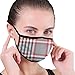 Produktbild Maske Glen Plaid Nahtlose Muster Tweed Check Mund Maske, Baumwolle weiche halbe Gesichtsmaske, Biker Maske, Staubschutzmaske