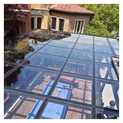 Plaques de toiture en polycarbonate pour remplacer un toit de serre cassé