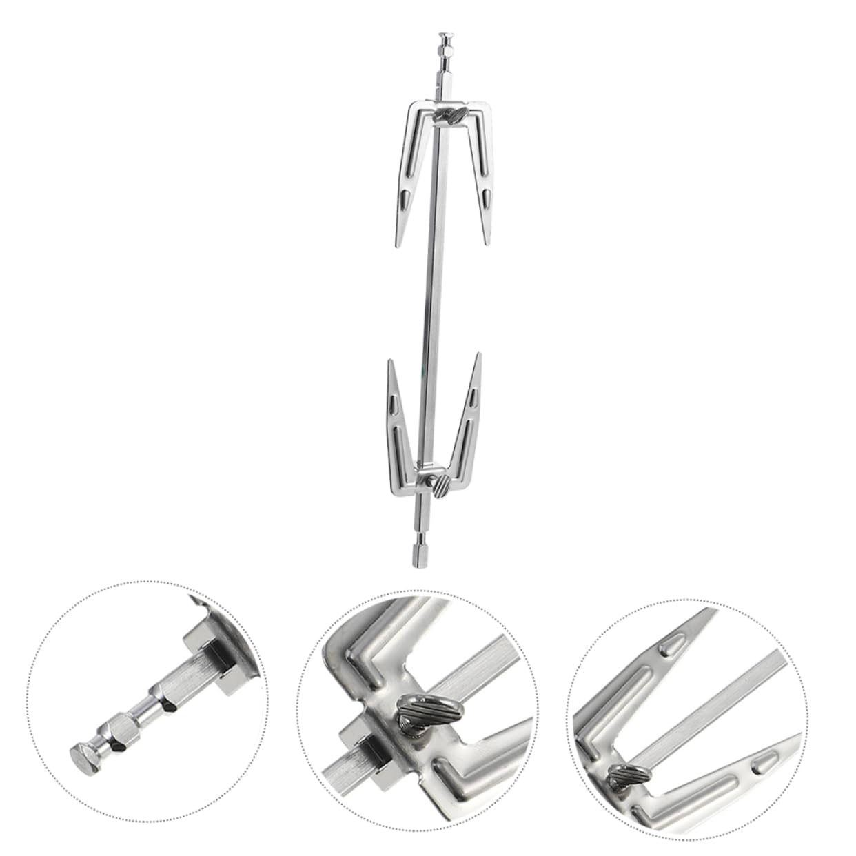 Hemobllo 3pezzi Fork per Barbecue in Acciaio Inox Forchetta per Aria Friggere Utensili da Campeggio Grigliata Facile Spiedini per Barbecue Design Robusto