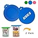 Cat Bowls - Blue Cat Food Set of Silicone Cat Feeder Stand & Pets Food Can Cover - Cat Food Bowl Set - Cat Dish Set - Kitten Food Bowl - Cat Feeding Bowls - Cat Water Bowl