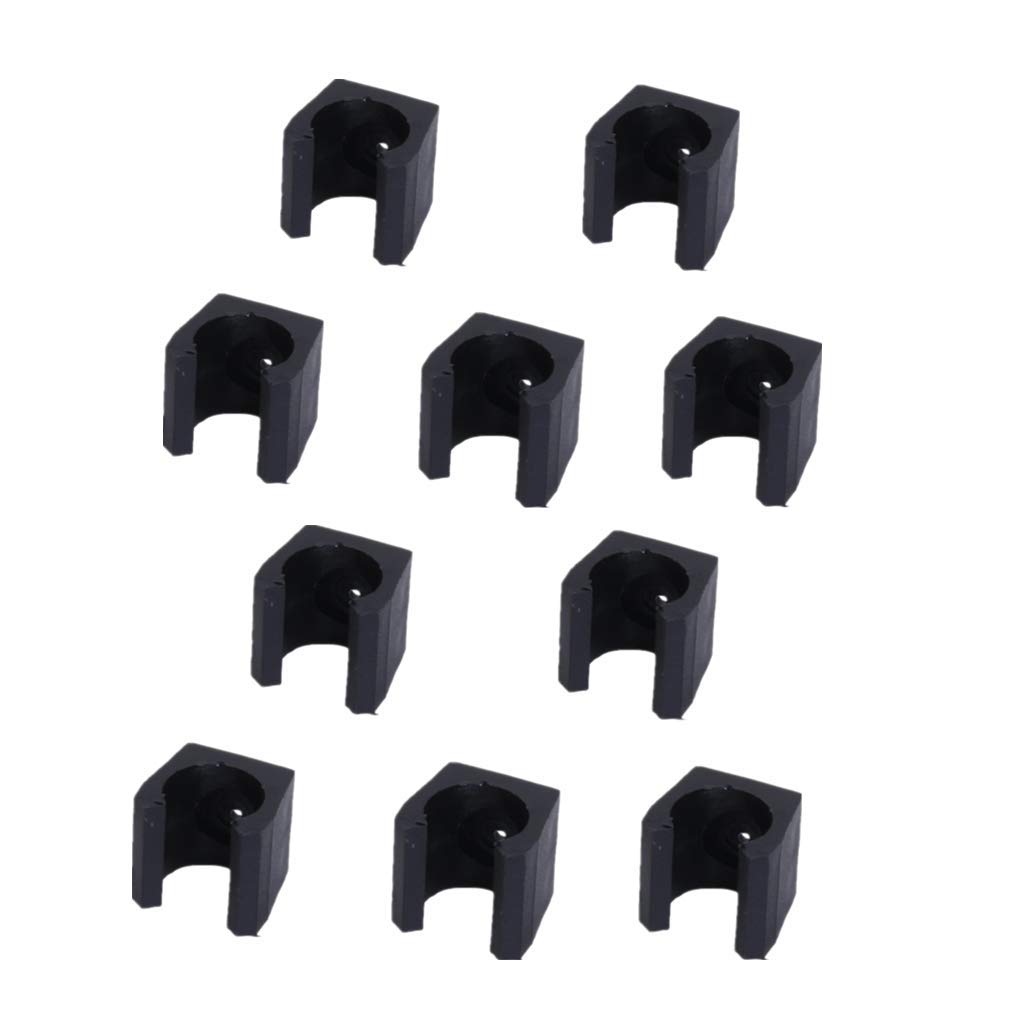 QYM 10 Pieces Billiards Snooker Cue Clips Cue Locating Clip Holder Small Cue Clips Storage Clamps fit for Pool Cue Racks Small Size