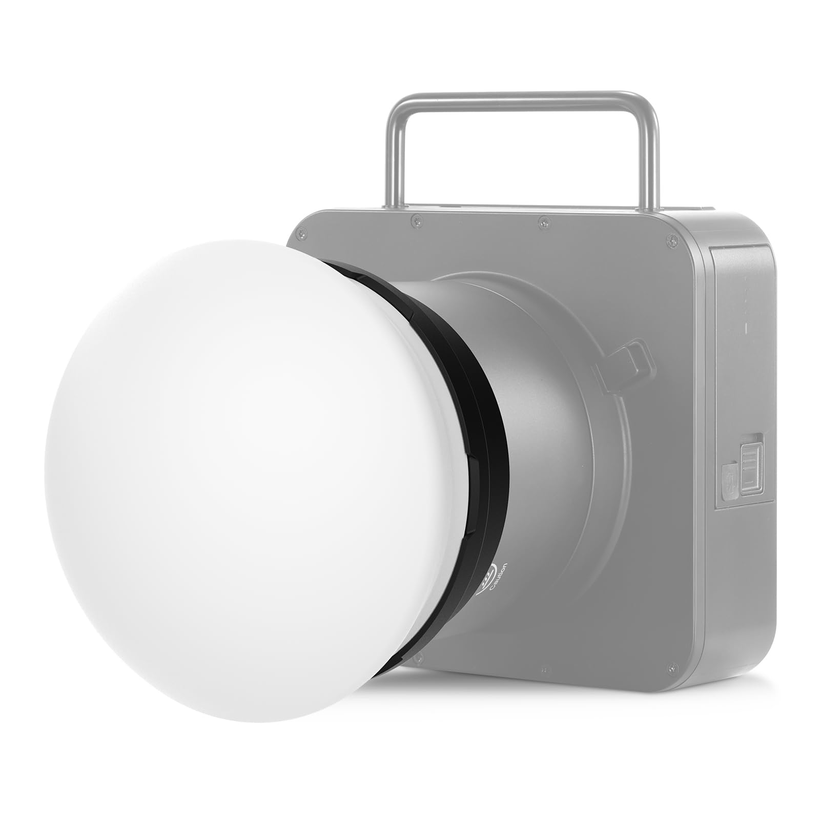 NEEWER Diffuseur en Silicone avec Anneau Adaptateur Magnétique pour Flash Q4&Q6 pour Extérieur, Speedlite Modificateur de Lumière pour Portraits, Photographie Produit, Mariage, Commercial, CRS10