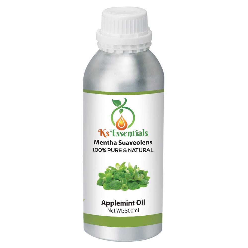 Ks Essentials100% Pure and Natural Applemint Oil (Mentha Suaveolens.) Cold Pressed (500 Ml)
