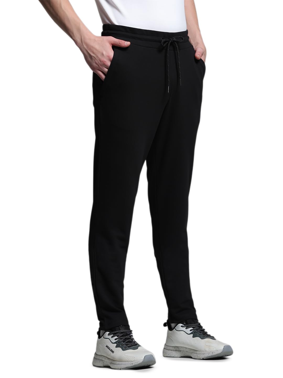 jack & jones Men's Mid Rise Relaxed Track Pants-picture-39