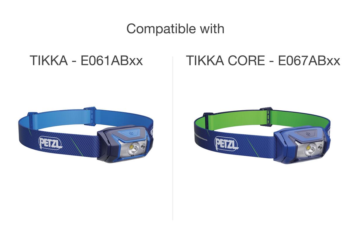 PETZL Fascia di ricambio per fari TIKKINA, Tikka, ACTIK - Nero