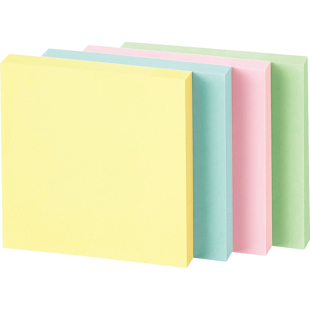 Amazon.co.jp: コクヨ 付箋 超徳用 ふせん 75mm×75mm 100枚×10冊入 4色  