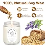 Lavender Candle Gift Set, 4 Pack Soy Wax Scented Candles for Home – Lavender, Sage & Ponderosa Pine – Aromatherapy Candles for Relaxation, Stress Relief & Gifts for Women - Image 3
