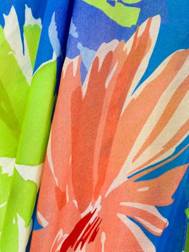 Image of Breezy Lane Women's Kimono Cardigan Summer Swimsuit Coverups Beach Cover Up with Floral Print for Vacation