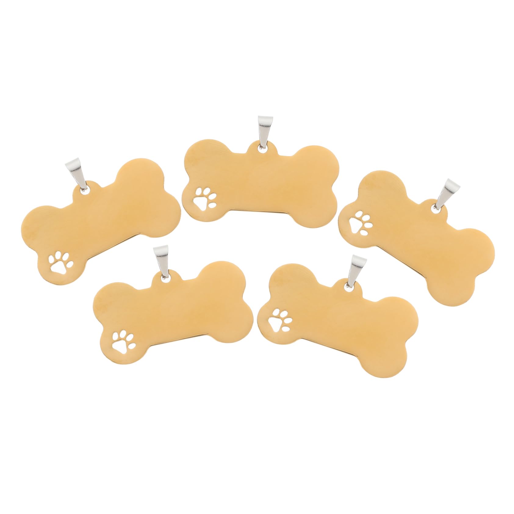 Mipcase 15pezzi Medagliette Inossidabile Per Targhette Per Domestici Incisione Personalizzata Accessori Per Pet