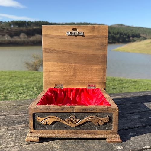 Set de Ajedrez de Madera con Caja y Piezas Metálicas miniatura 7