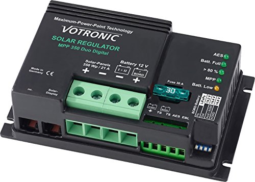 Votronic MPP 350 Duo Digital - Regulador de carga solar dual (versión marina, 21 A, MPPT, 12 V) Cover