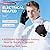 Heated Gloves for Men Women- Rechargeable Electric Full & Half Hands Electric Heated Gloves Cold Winter Work Arthritis Pain Relief Hot Compress Hand Warmers for Snow Cycling Skiing Hunting (Medium)