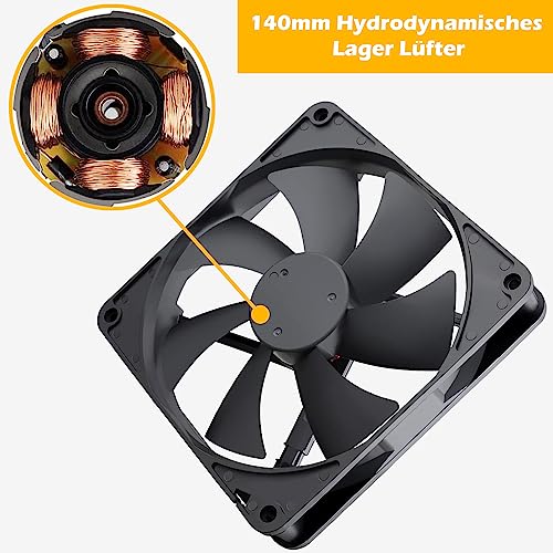 Alimentatore di rete da 1000 W, spina europea, 1000 Watt, 80 Plus, certificato Gold, completamente modulare, ATX 3.0, supporta PCIe 5.0, condensatori giapponesi da 105 °C, modalità 0% RPM, nero - Alimentatore - Immagine 5