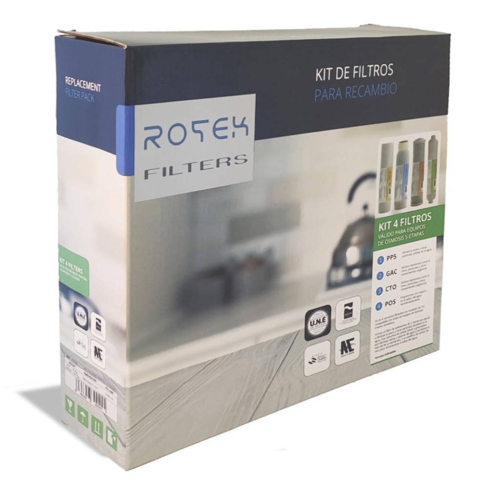 Set 4 Filtri Osmost Inversa Tipo CS | Polipropilene E Carboni Attivi | Per Depuratori Acqua - Foto 5