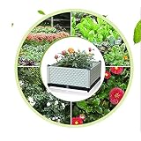 Pflanzkiste Plastik Pflanzkiste Krautergarten Blumentopfpflanzkasten, Pflanzkästen Für Gemüse, Pot Haushaltsmittelkunststoffpflanzkasten, Dachterrasse Gemüsepflanzung Vertikales Hochbeet