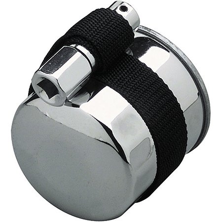 Motion Pro Oil Filter Strap Wrench Motorcycle Tool Accessories - Gray/Black / One Size