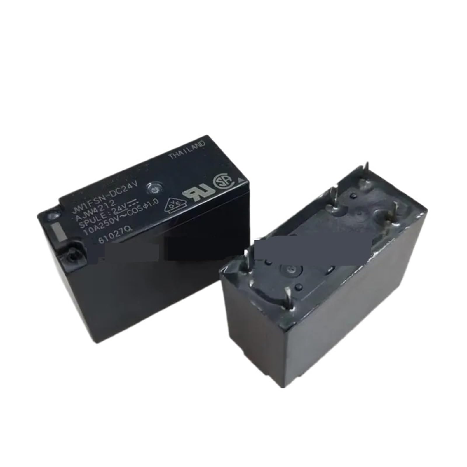 Relais de puissance 5V JW2SN-DC5V miniature à 8 broches pour circuit imprimé x5