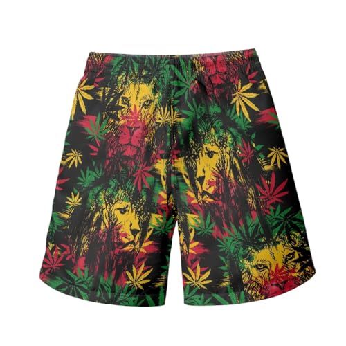 Men's Swim Trunk,Fashion Quick-Dry Beach Board Shorts with Mesh Lining Pockets2